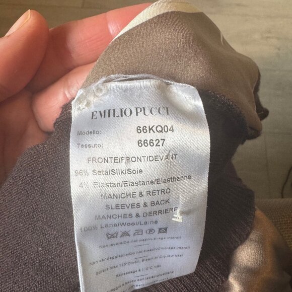 Emilio Pucci Silk Cardigan - Picture 5 of 7